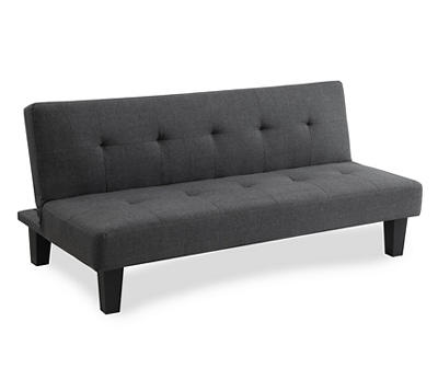 Terry Charcoal Convertible Sofa