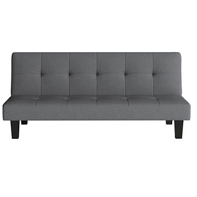 Terry Charcoal Convertible Sofa