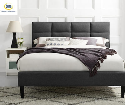 Orson Gray Full Upholstered Bed