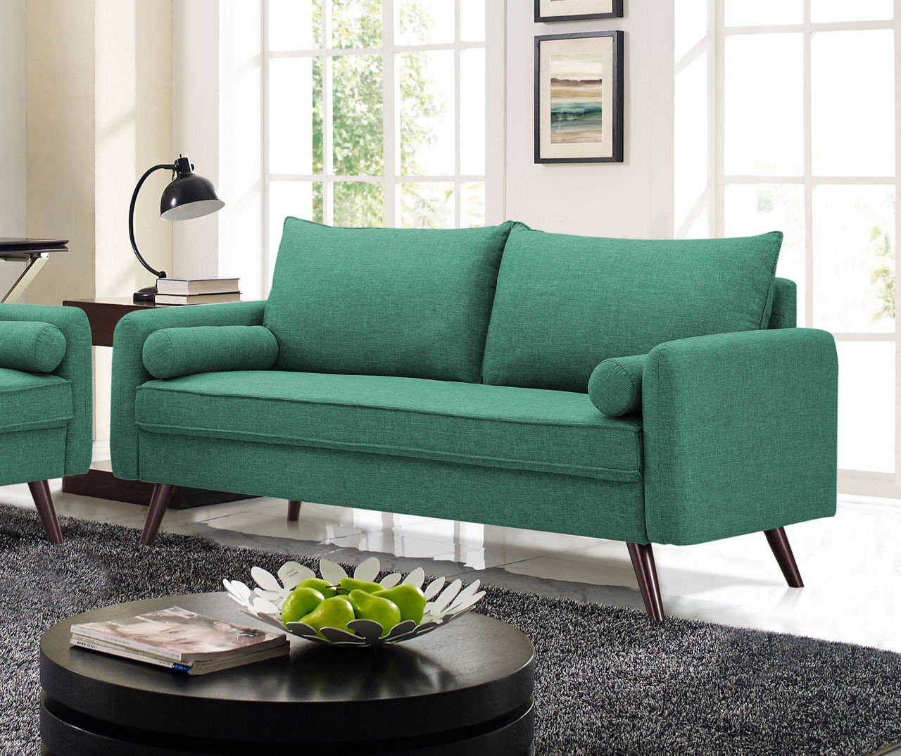 Seafoam green deals loveseat