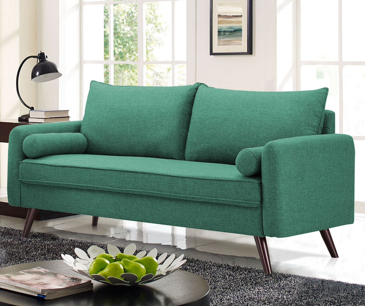 Seafoam green deals sleeper sofa