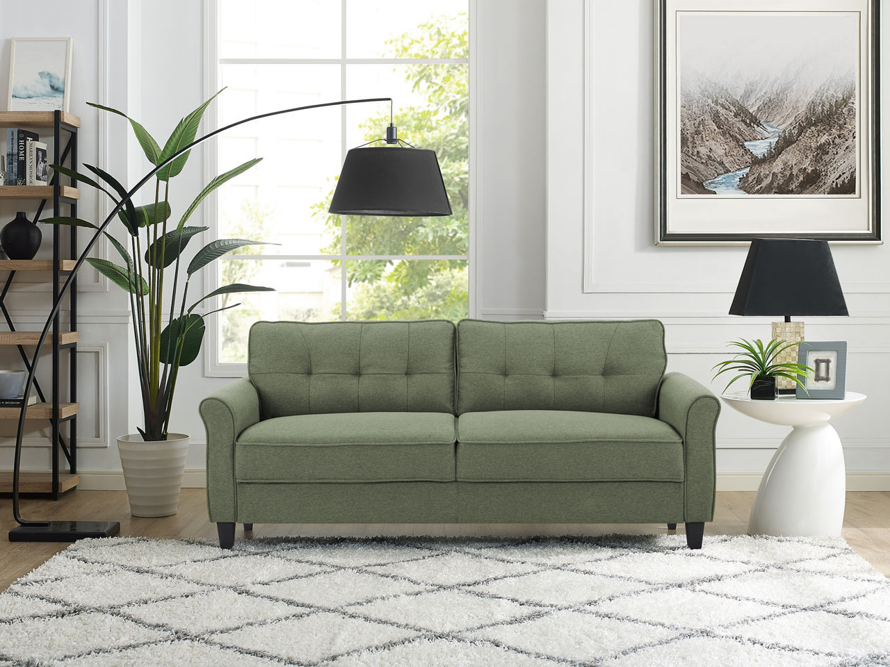 For sage green clearance couch