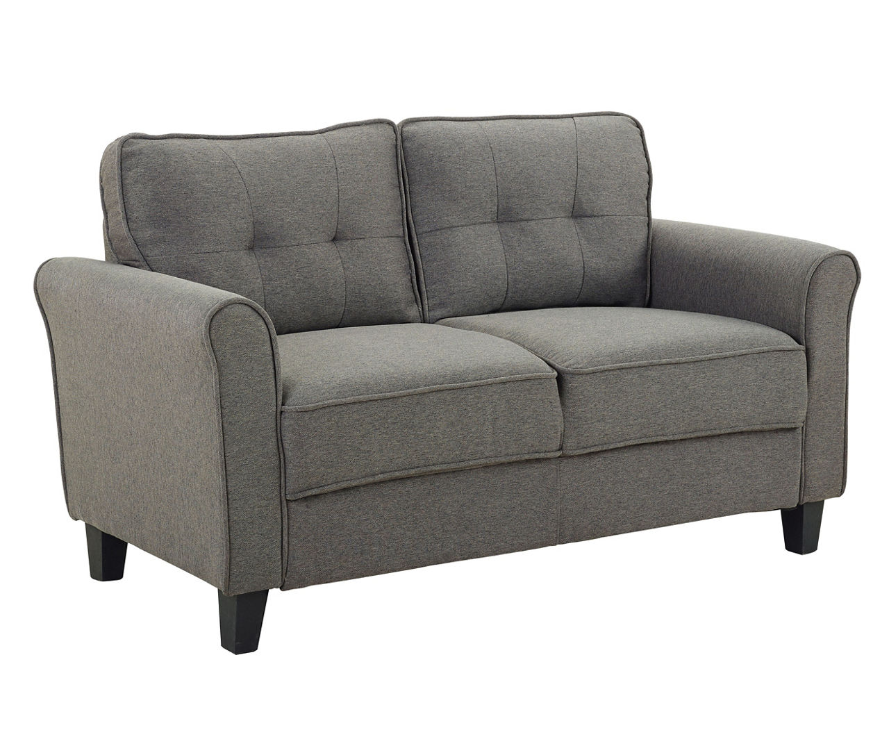 Lifestyle Solutions Honor Heather Gray Loveseat | Big Lots