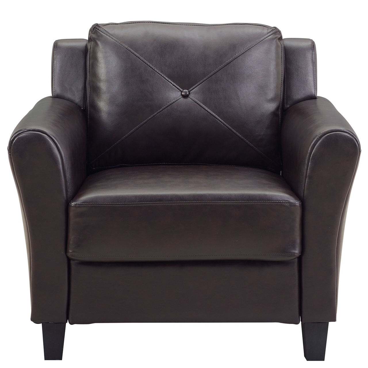 Lifestyle Solutions Hayward Java Faux Leather Chair Big Lots