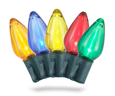 Multi-Color Super Bright LED C9 Light Set, 25-Lights
