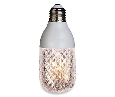 Luxe Sparkle White Double-Sided Edison LED Light Bulb