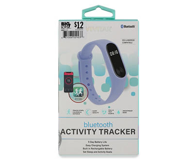 Purple Bluetooth Fitness Tracker Plus