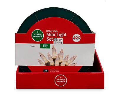 Clear Heavy Duty LED Mini Light Wheel Set, 400-Lights