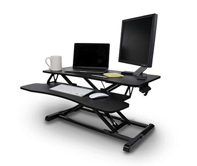 Black Adjustable Standing Tabletop Desk, (32