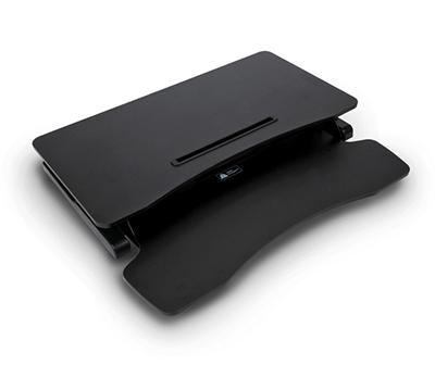 Black Adjustable Standing Tabletop Desk, (32")