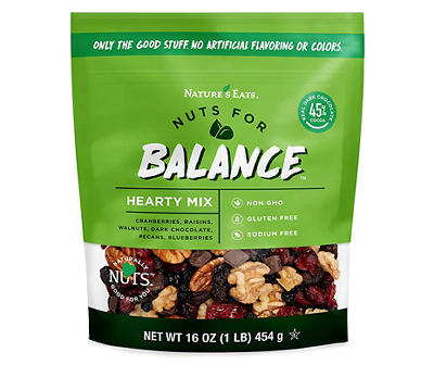 Nuts For Balance Hearty Trail Mix, 16 Oz.