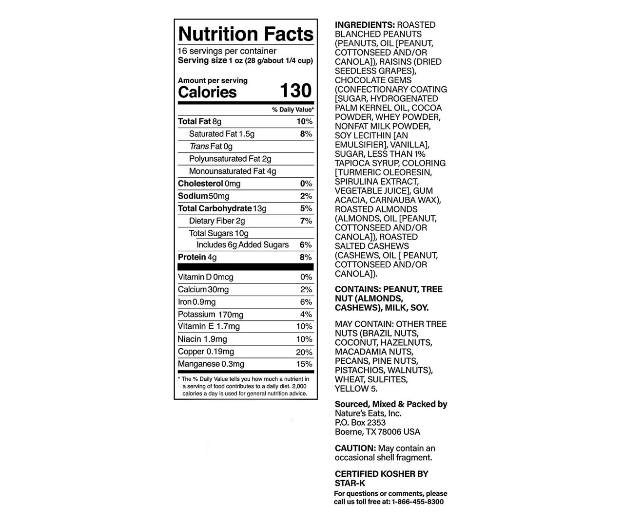 Nuts For Recovery Muscle Trail Mix, 16 Oz.