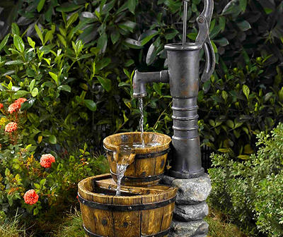Old Fashion Pump Water Fountain