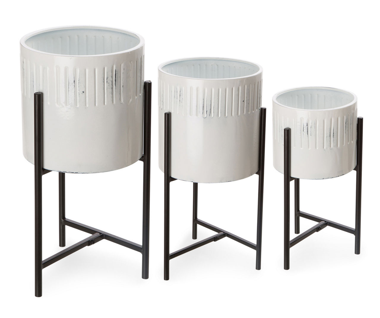 Metal 3-Piece Planter & Stand Set | Big Lots