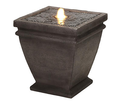 Carved Faux Stone LED Water Fountain