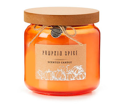 Pumpkin Spice Glass Jar Candle, 15 Oz.