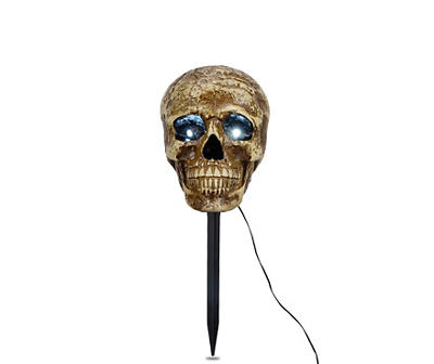 Skull LED & Sound 3-Piece Pathway Markers Set