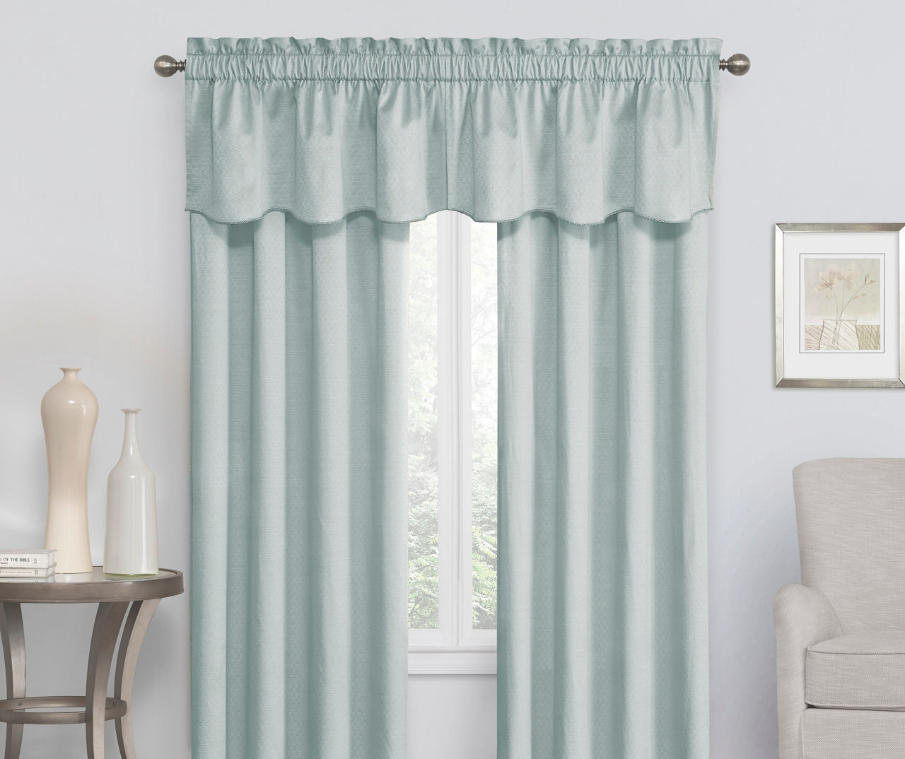 Eclipse Blue Canova Room Darkening Thermal Valance 