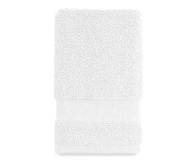 White Zero Twist Bath Towel