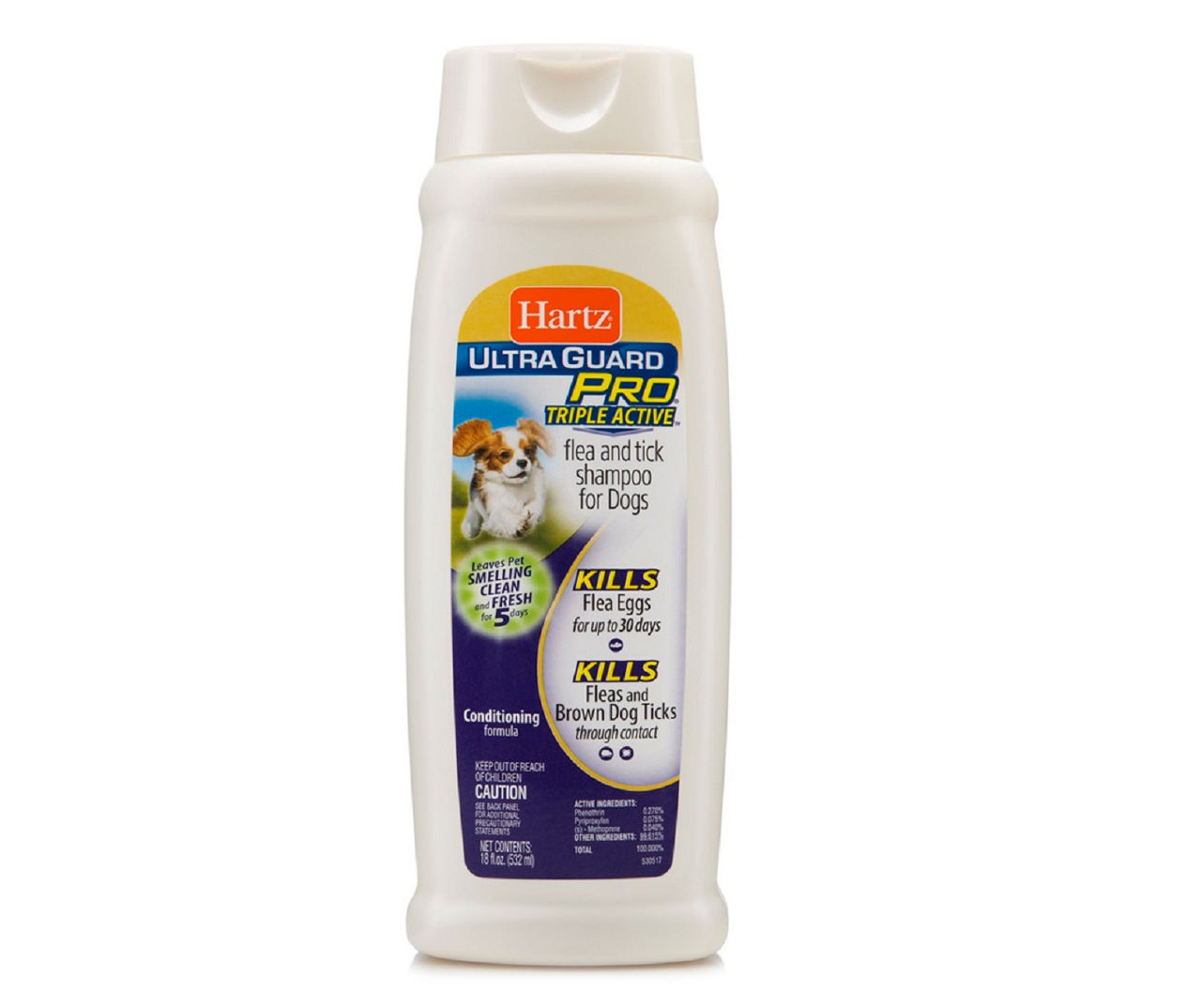 Triple action flea outlet and tick shampoo