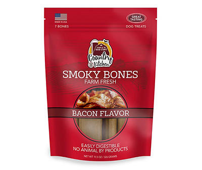 Bacon Smoky Bones Dog Treats, 7-Count