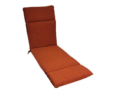 Burnt Orange Outdoor Chaise Cushion