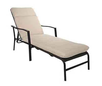 Linen Outdoor Chaise Cushion