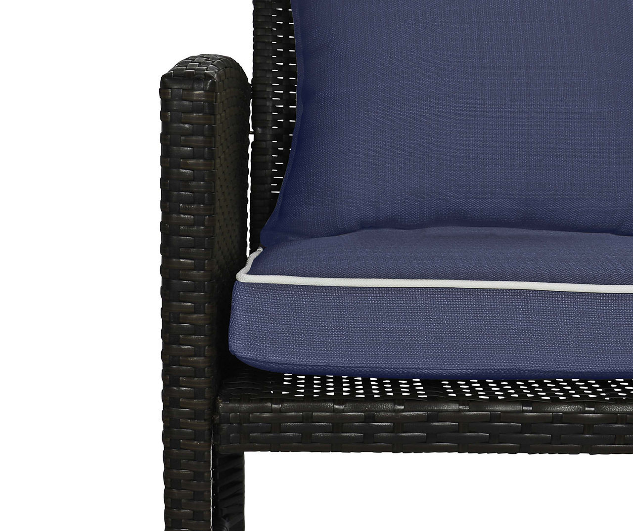 Navy Blue 4 Piece Deluxe Outdoor Chair Cushion Set Big Lots