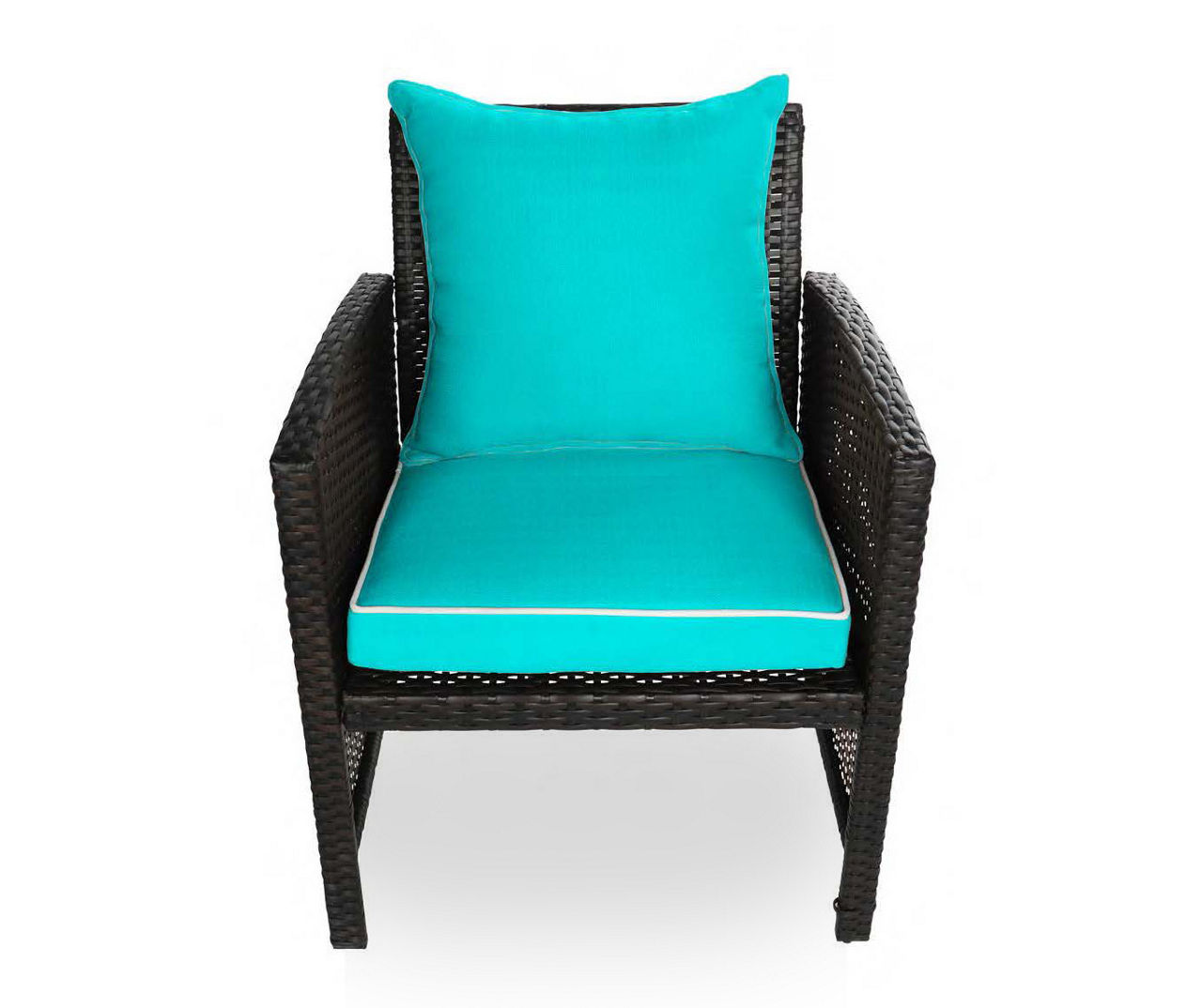 Turquoise 4-Piece Deluxe Outdoor Chair Cushion Set