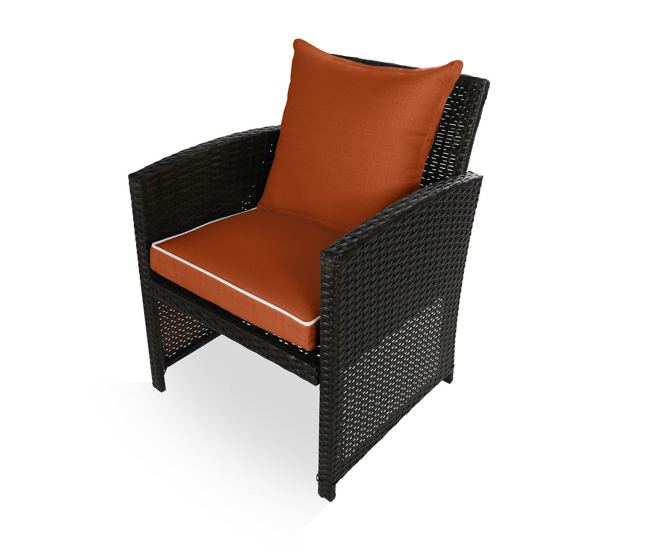 Burnt Orange 4-Piece Deluxe Outdoor Chair Cushion Set