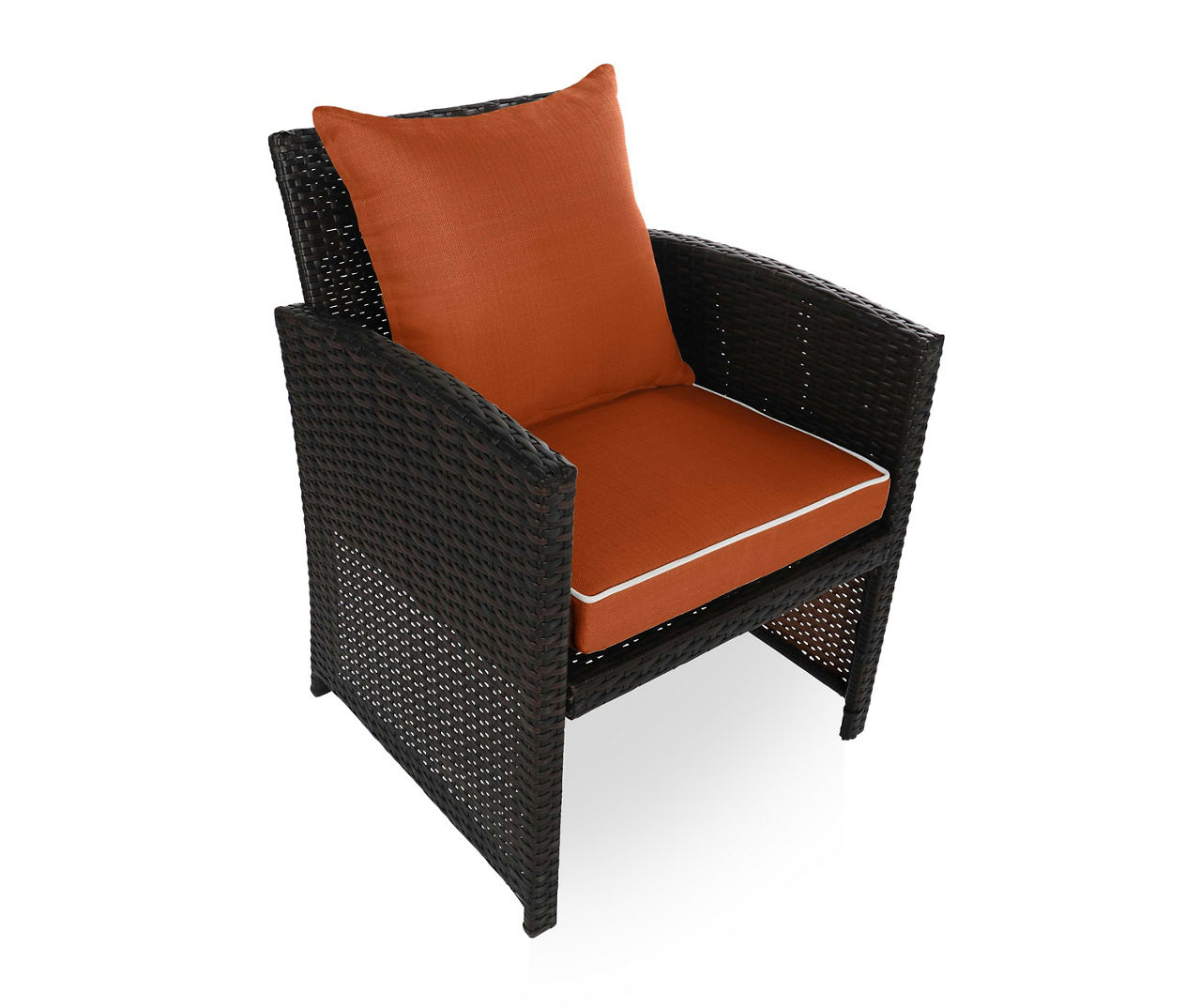 Burnt Orange 4 Piece Deluxe Outdoor Chair Cushion Set Big Lots