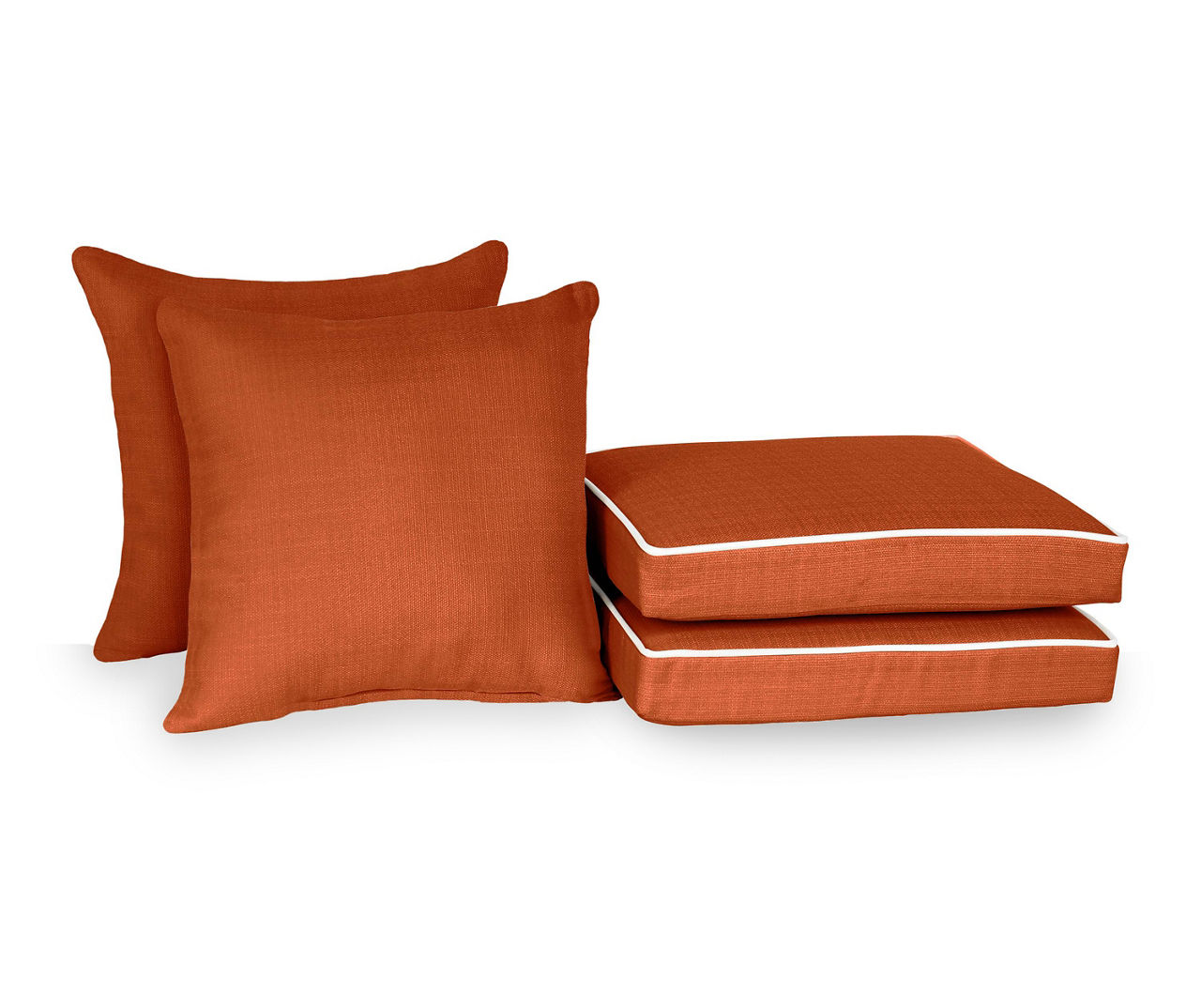 Burnt orange 2025 seat cushions