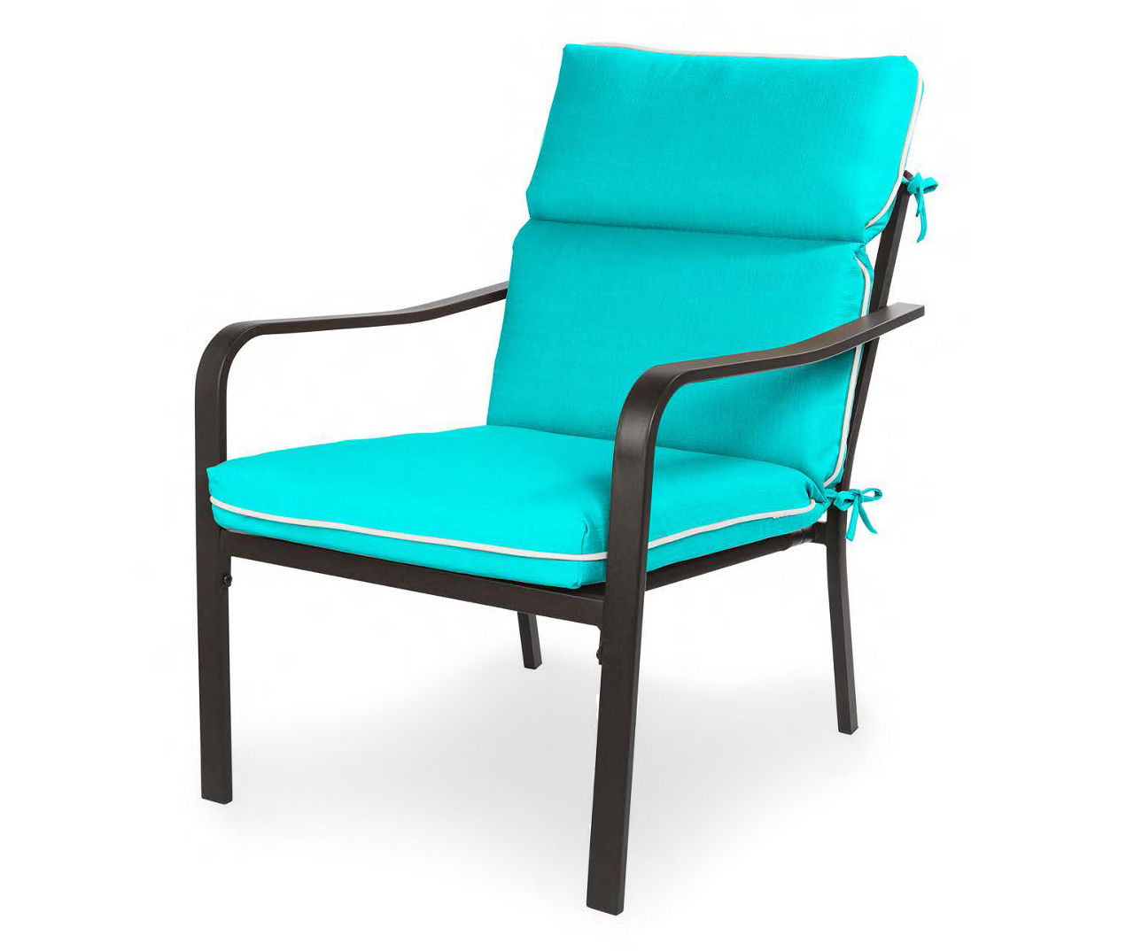 Teal patio chair online cushions