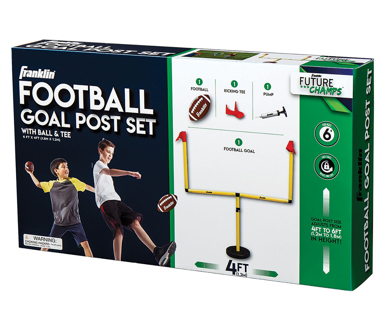 Kids Football Goal Post, Ball and Tee