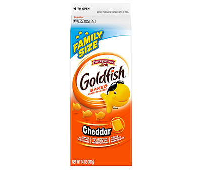 Family Size Cheddar Goldfish, 14 Oz.