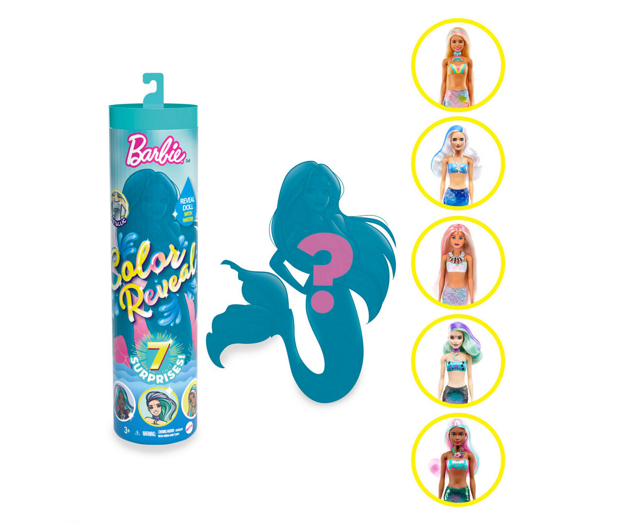 Barbie Color Reveal Mermaid Doll