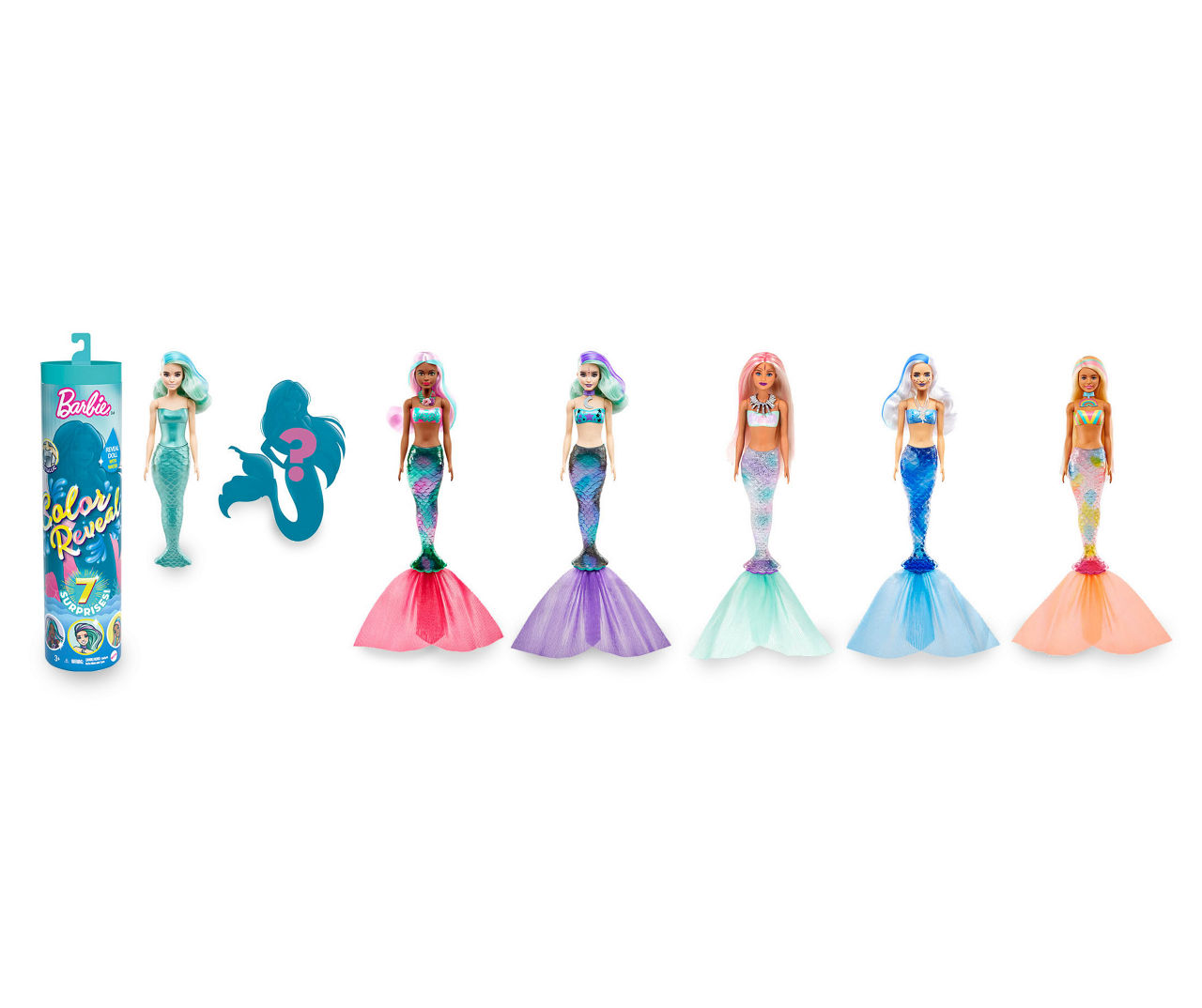 Color reveal barbie online sirena