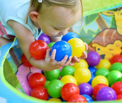 Wholesale Plastic Balls Kids Multi Coloured Toys Play Pool Balls Playroom Pit 