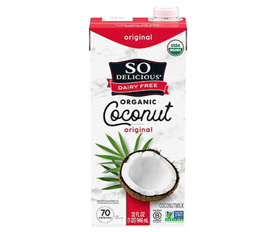 So Delicious Dairy Free UHT Original Coconutmilk, 1 Quart