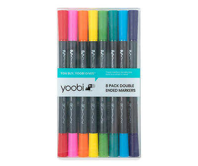 Double Ended Markers, 8-Pack