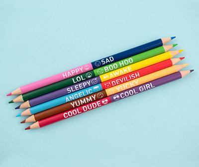 Yoobi Double-Ended Colored Pencils, 12-Pack