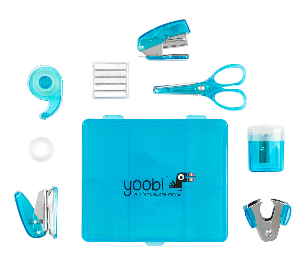 Yoobi Mini Office Supply 8-Piece Kit