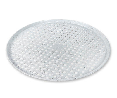 White Speckled Pizza Pan, (14