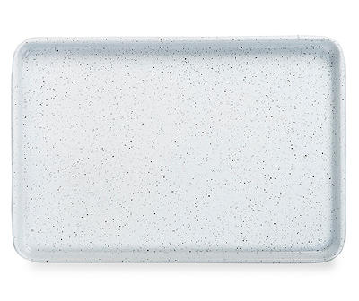 WHT SPECKLED 17X11"COOKIE SHEET