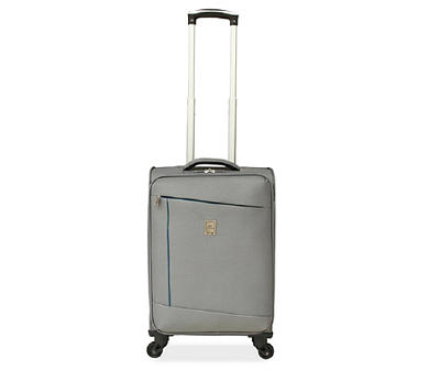 Gray Soft Spinner Suitcase
