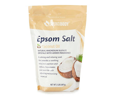 Coconut Oil Epsom Salt, 2 Lbs.