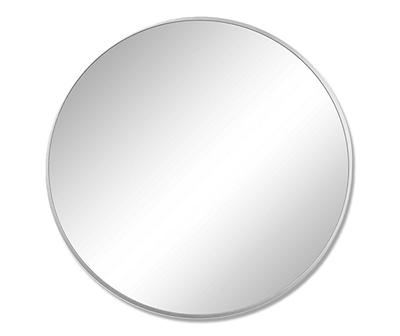 Silver Round Infinity Mirror