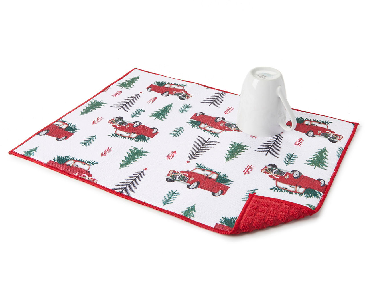 Christmas White Snowflake On Red Background Dish Drying Mat 16x18 inch Dish  Drainer Kitchen Counter Mats Bottles Dish Dry Pad Protector for Kitchen  Countertops - Yahoo Shopping