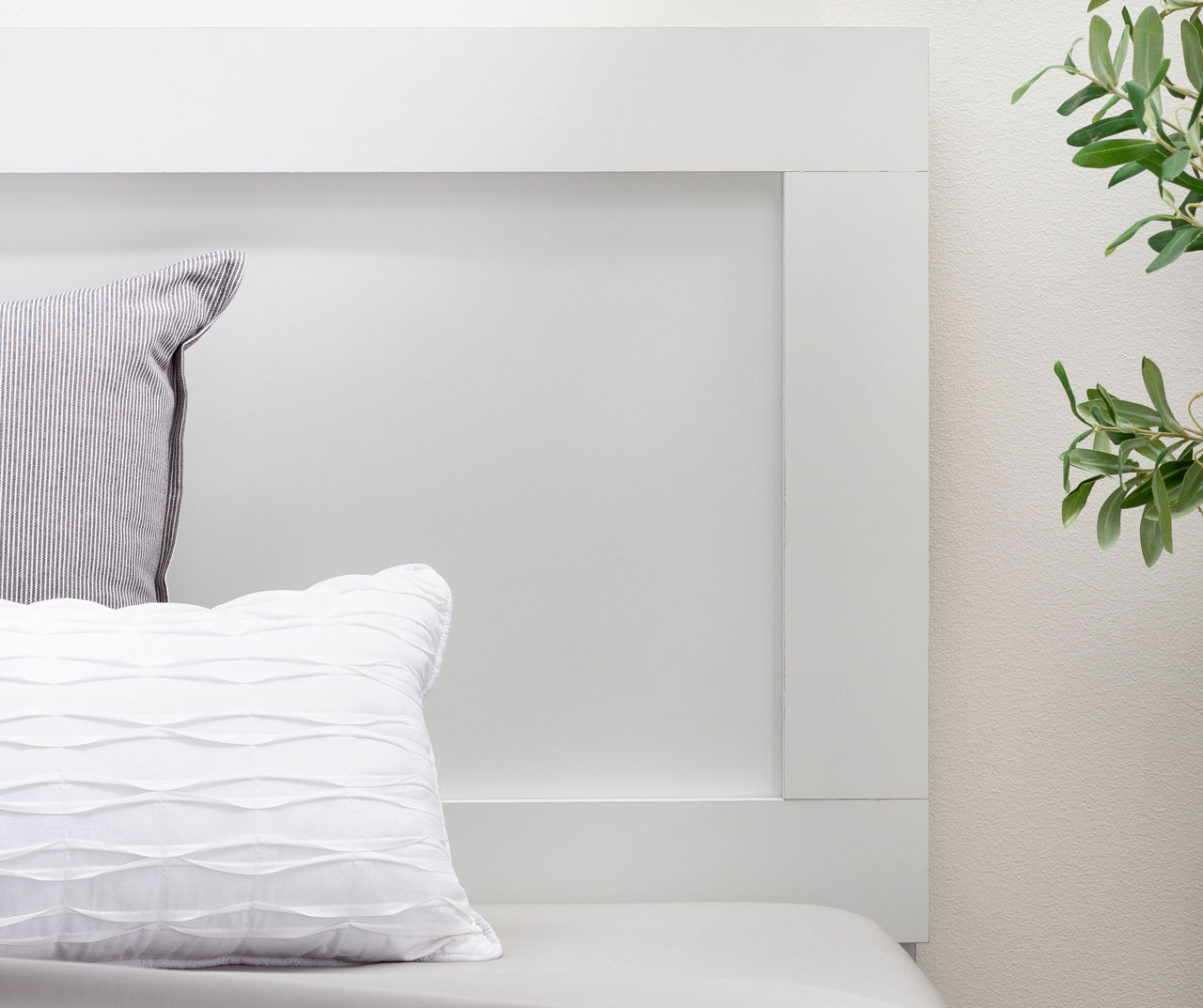 Brookside Leah White Wooden Headboard Big Lots