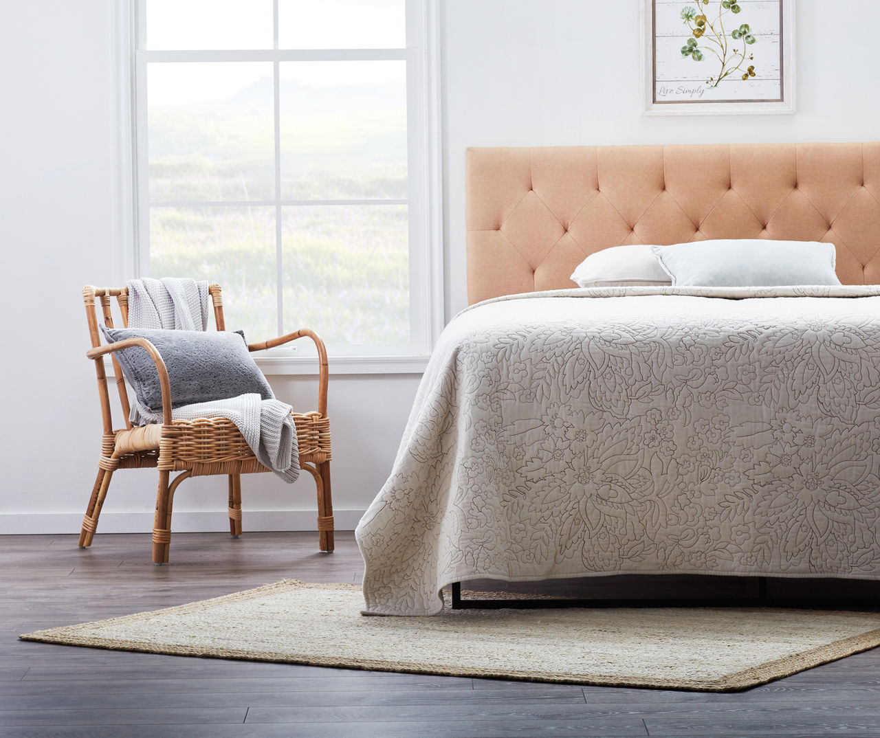 Big lots store tufted headboard